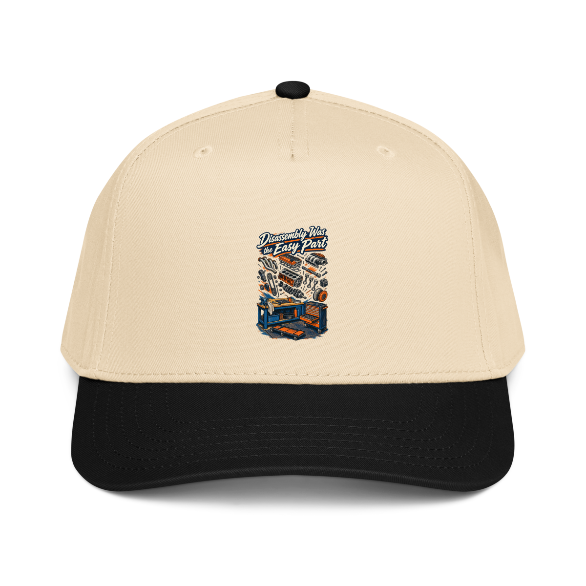 Disassembly Is the Easy Part Baseball Cap product mockup 2