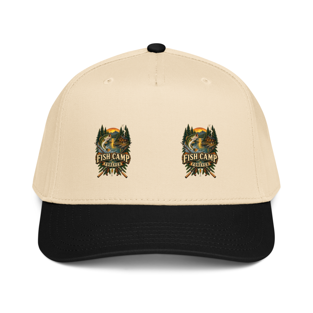Fish Camp Forever Baseball Cap product mockup 2