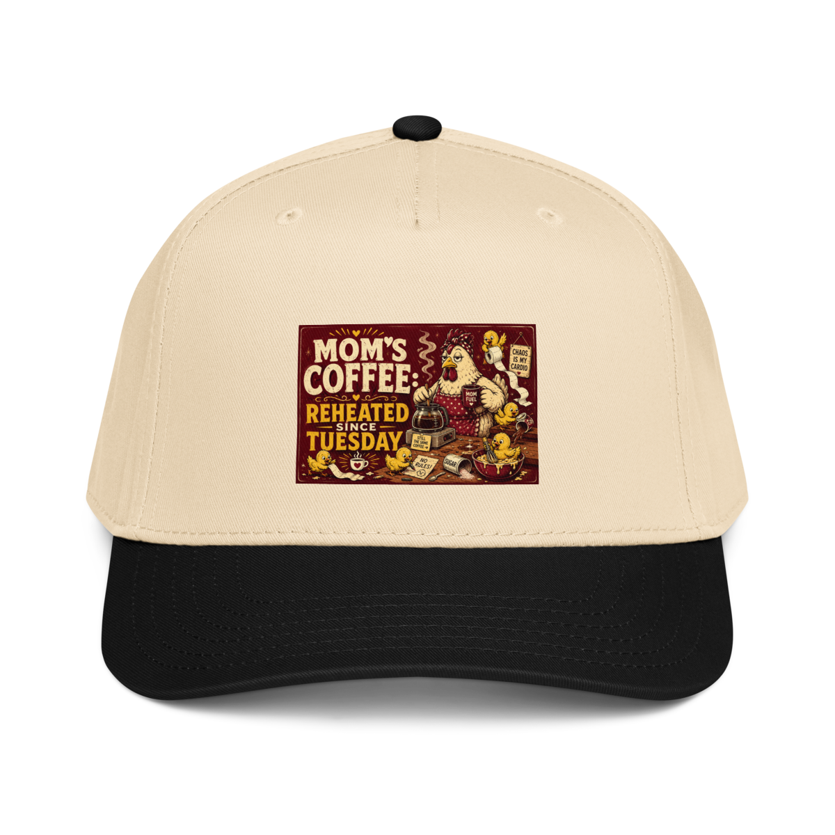 Funny Chicken Baseball Cap product mockup 2