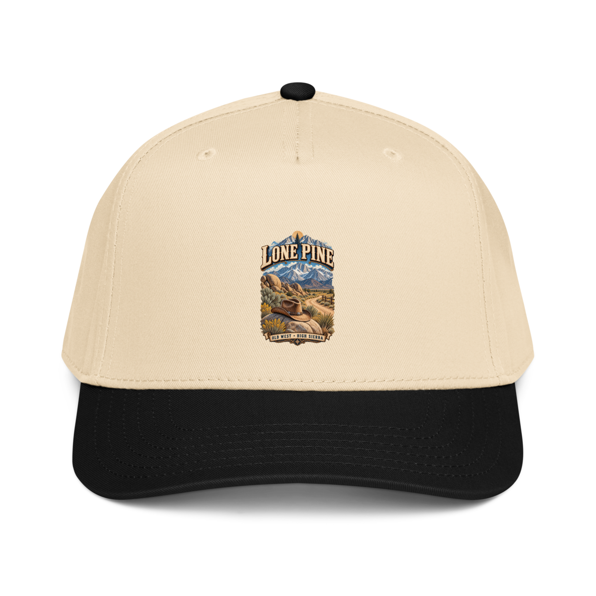 Lone Pine Old West Baseball Cap product mockup 2