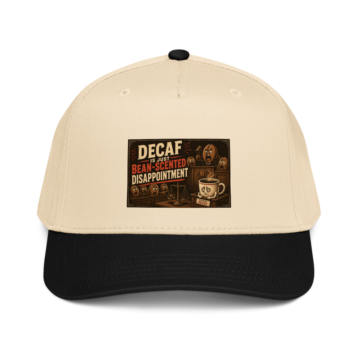 Funny Coffee Mug 50 Baseball Cap product mockup 2