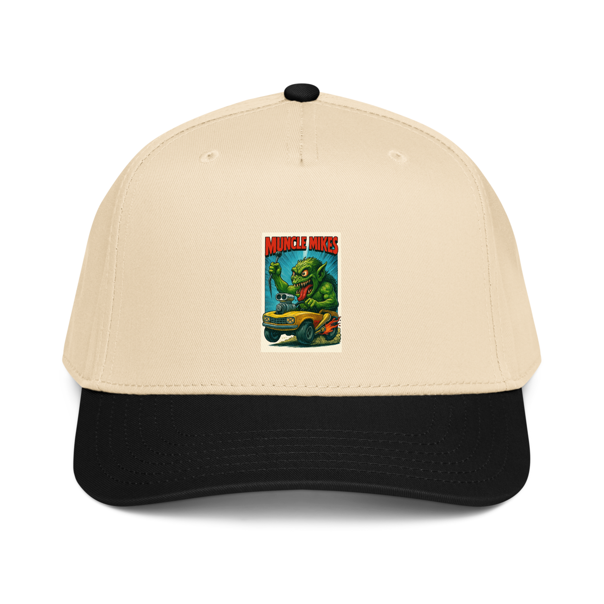 Monster Mugs 005 Hot Rod Coffee Mug — Muncle Mikes Baseball Cap product mockup 2