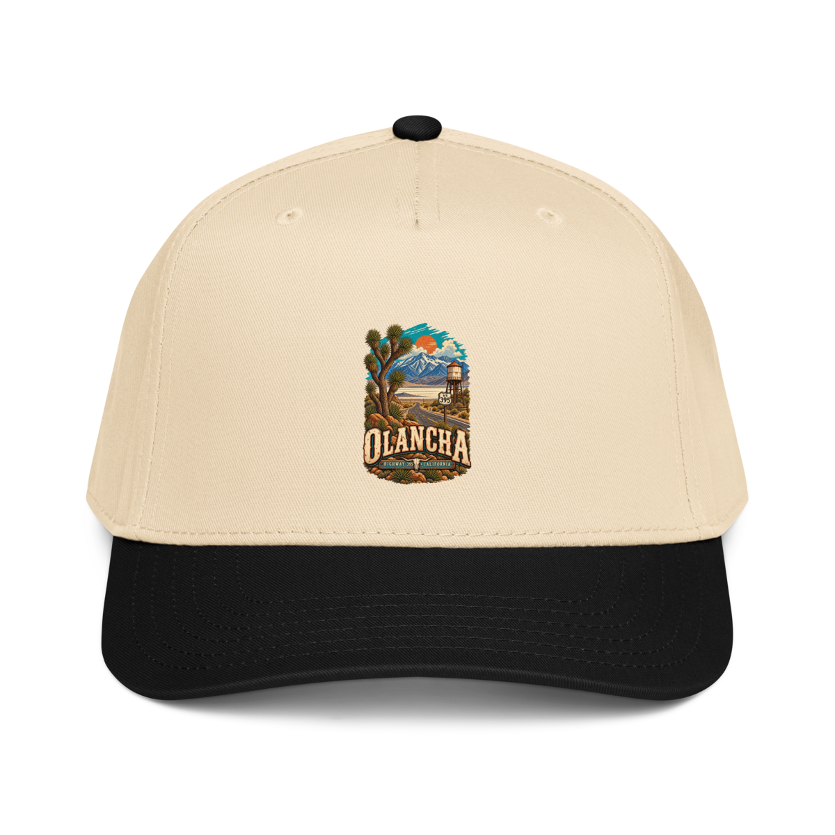 Olancha California Baseball Cap product mockup 2