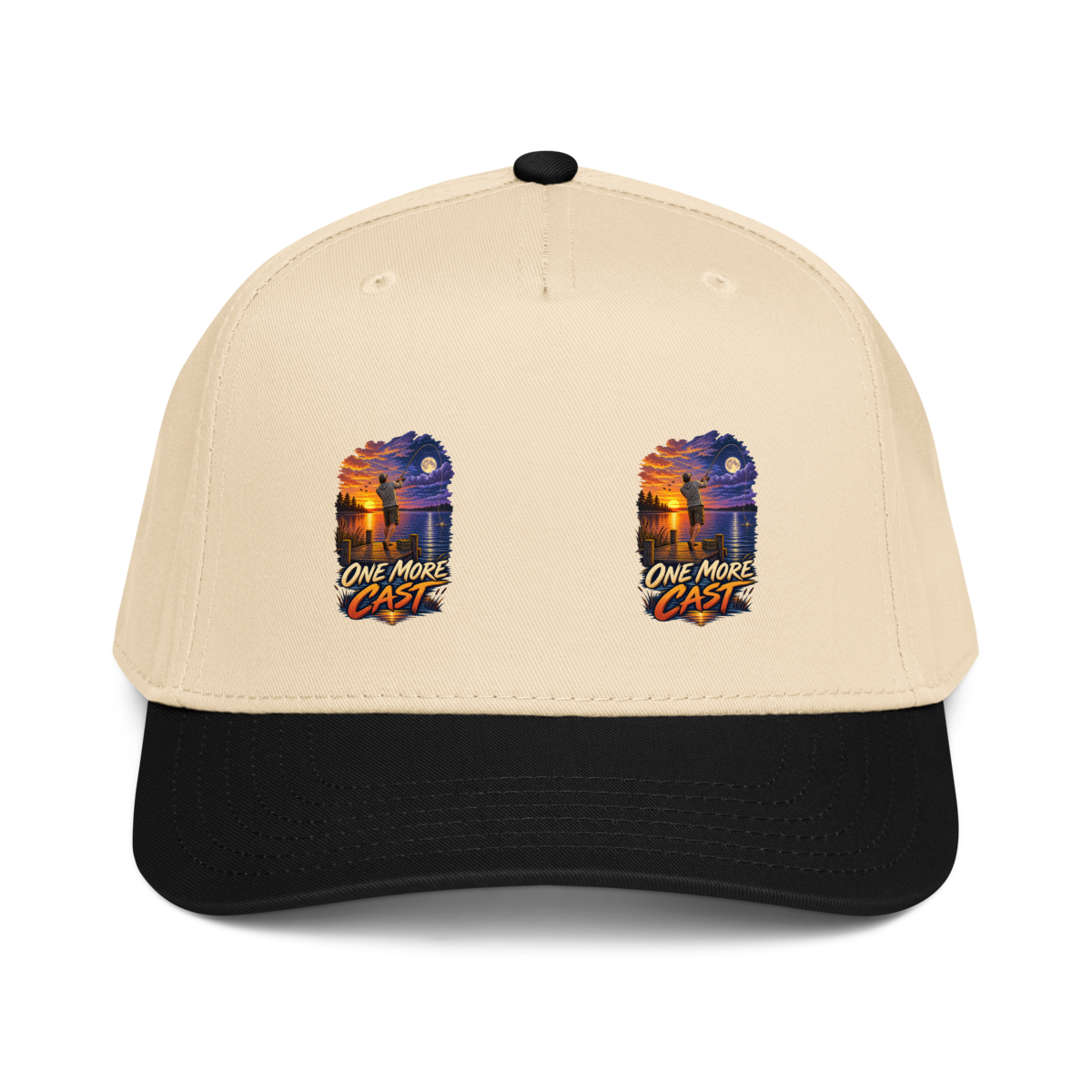 One More Cast Fishing Baseball Cap product mockup 2