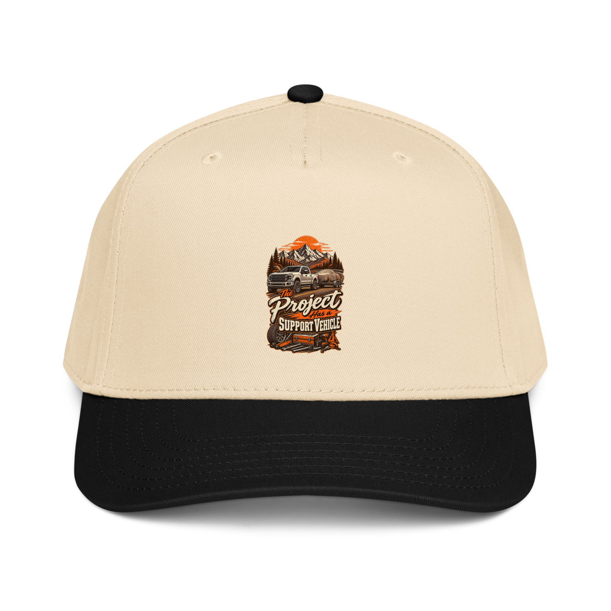 Project Support Vehicle Baseball Cap product mockup 2