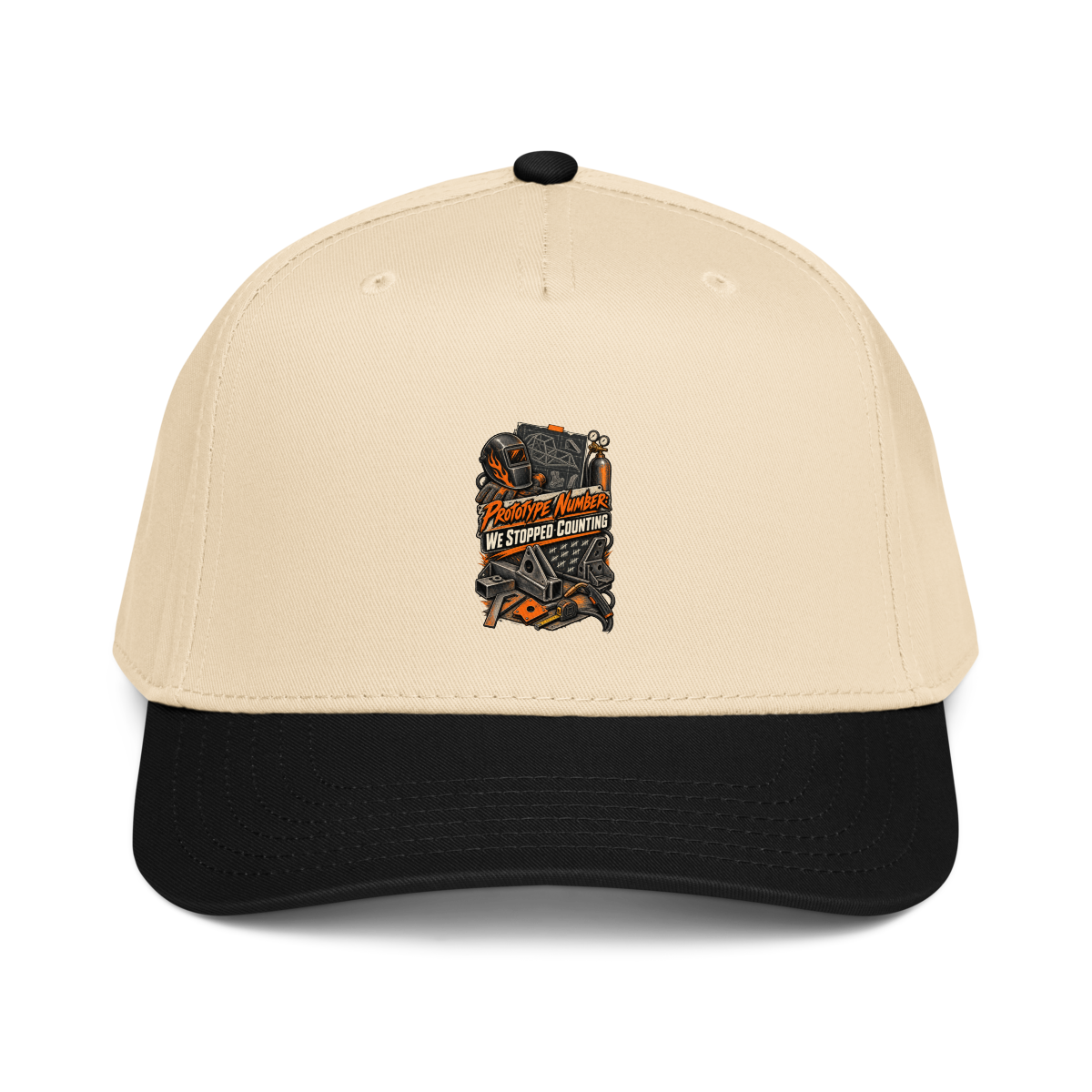 Prototype Number We Stopped Counting Baseball Cap product mockup 2