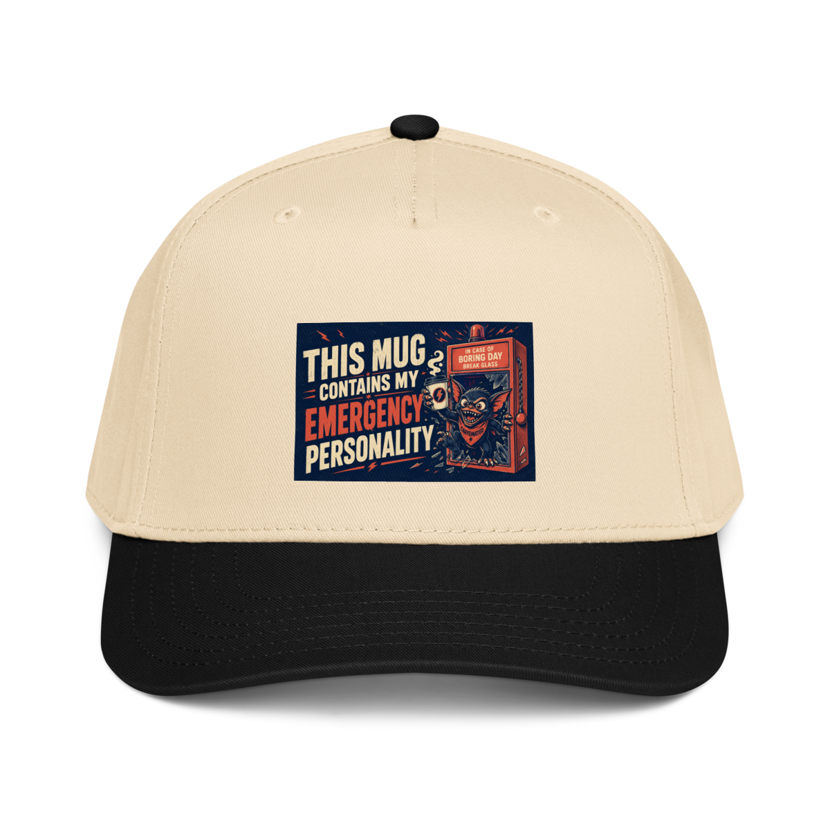 Retro Monster Baseball Cap product mockup 2