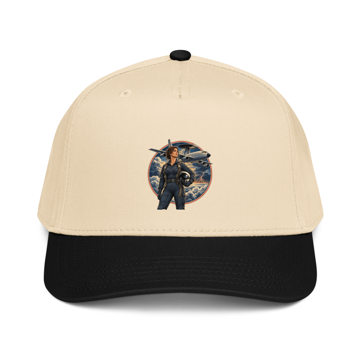 Vintage Aviation Pin-Up T-Shirt – Edition 34 Baseball Cap product mockup 2