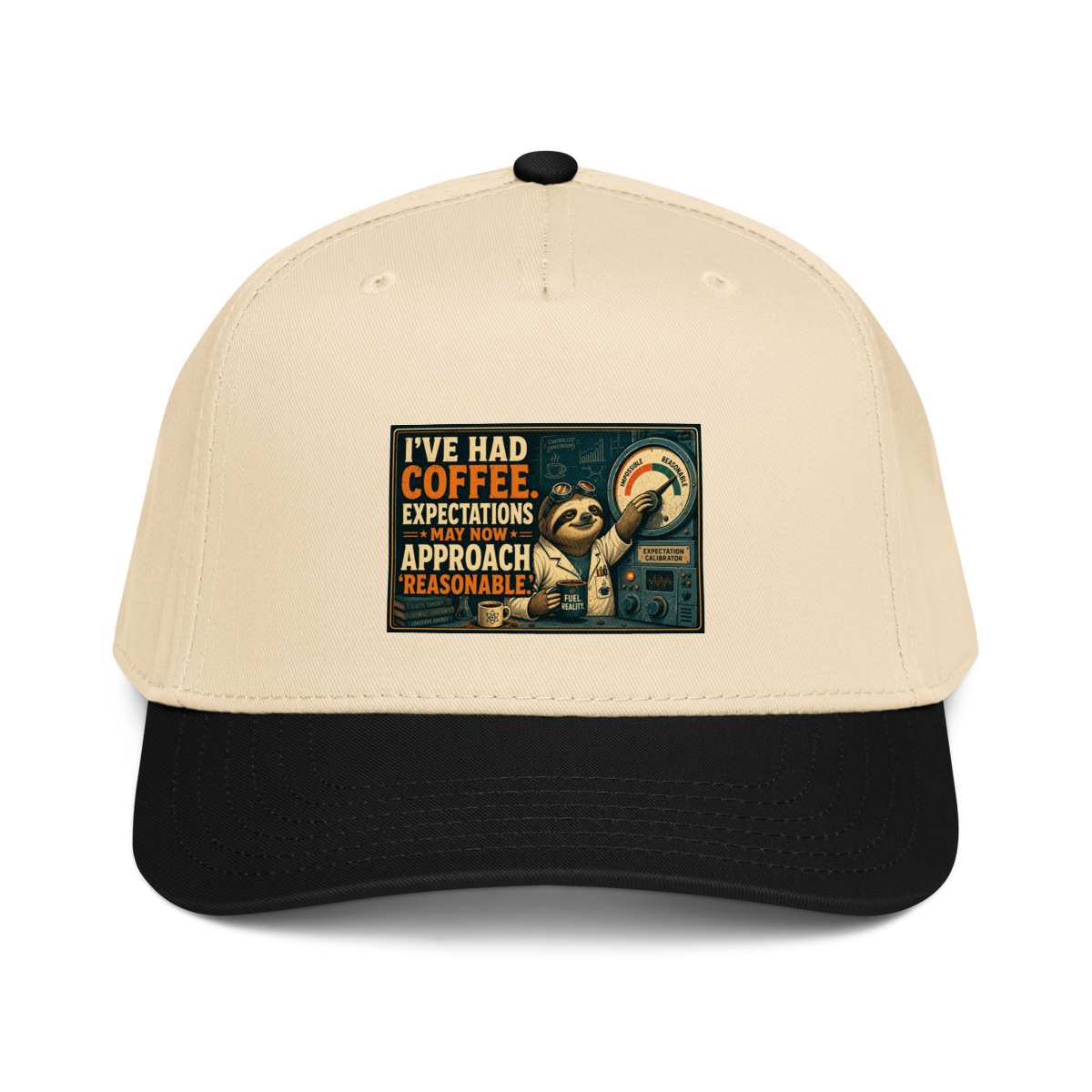 Vintage Radio Baseball Cap product mockup 2