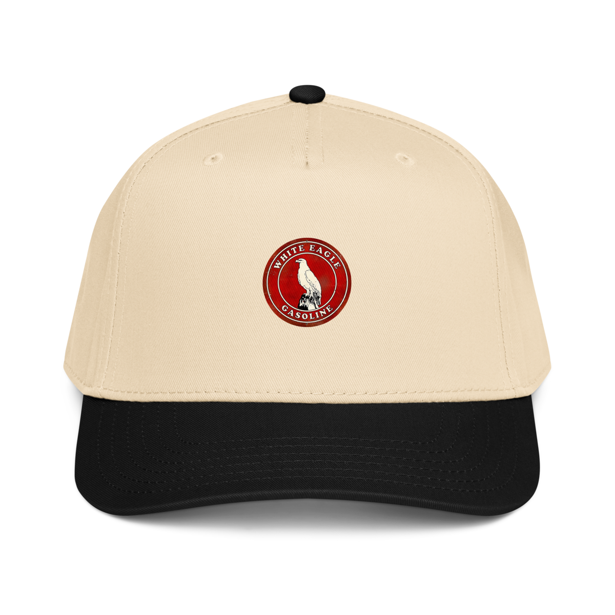 White Eagle Vintage Gas and Oil T-Shirt — Muncle Mikes Baseball Cap product mockup 2