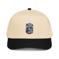 Winter Highway 395 Baseball Cap product mockup 2