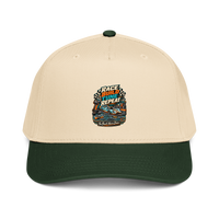Race Build Tune Repeat Baseball Cap product mockup 5