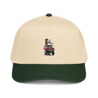 Red Gasser Launch Baseball Cap product mockup 5