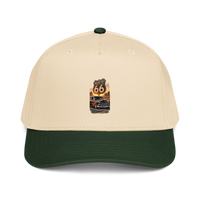 Route 66 Flame Cruiser Baseball Cap product mockup 5