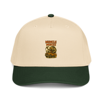 Muncle Mikes Hot Rod and Rat Rod Shirt Mayhem! Monster Rods! (009) Baseball Cap product mockup 5