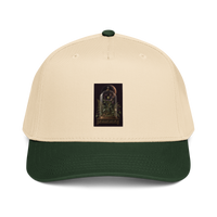 Eclipse Hellebore Gothic Botanical Poster – Dark Academia Wall Art Baseball Cap product mockup 5