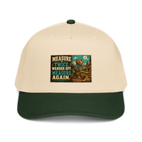 Funny Bear Cabin Baseball Cap product mockup 5