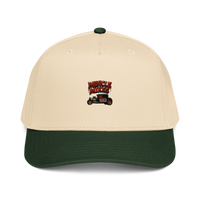 Muncle Mikes Hot Rod and Rat Rod Shirt Mayhem! 553 Baseball Cap product mockup 5