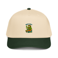 Muncle Mikes Hot Rod and Rat Rod Shirt Mayhem! Monster Rods! (004) Baseball Cap product mockup 5