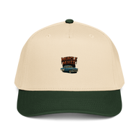 Muncle Mikes Hot Rod and Rat Rod Shirt Mayhem! Victoria Baseball Cap product mockup 5