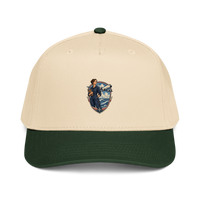 Vintage Aviation Pin-Up T-Shirt – Edition 39 Baseball Cap product mockup 5