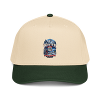 Winter Highway 395 Baseball Cap product mockup 5