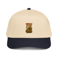 Muncle Mikes Hot Rod and Rat Rod Shirt Mayhem! Monster Rods! (009) Baseball Cap product mockup 4