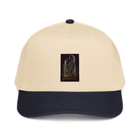 Eclipse Hellebore Gothic Botanical Poster – Dark Academia Wall Art Baseball Cap product mockup 4