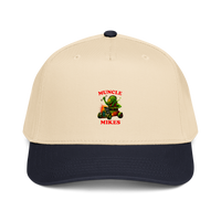 Muncle Mikes Hot Rod and Rat Rod Shirt Mayhem! Monster Rods! (025) Baseball Cap product mockup 4