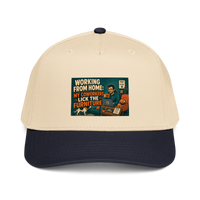 Remote Work Baseball Cap product mockup 4