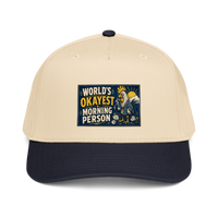 Rooster Sunrise Baseball Cap product mockup 4