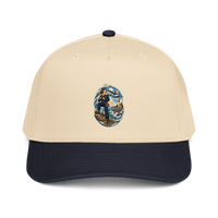 Seaplane Aviator and Lighthouse Baseball Cap product mockup 4
