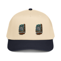 Structure Feeder Striped Fish Baseball Cap product mockup 4