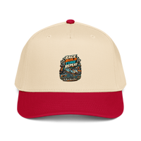 Race Build Tune Repeat Baseball Cap product mockup 3