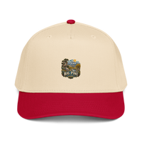 Big Pine California Enamel Baseball Cap product mockup 3