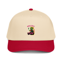 Muncle Mikes Hot Rod and Rat Rod Shirt Mayhem! Monster Rods! (014) Baseball Cap product mockup 3