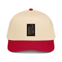 Eclipse Hellebore Gothic Botanical Poster – Dark Academia Wall Art Baseball Cap product mockup 3