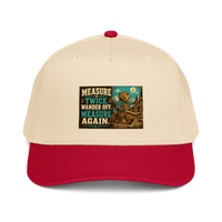 Funny Bear Cabin Baseball Cap product mockup 3