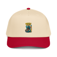 Muncle Mikes Hot Rod and Rat Rod Shirt Mayhem! Monster Rods! (026) Baseball Cap product mockup 3