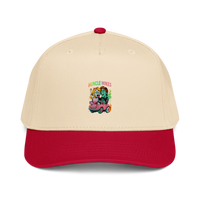Muncle Mikes Hot Rod and Rat Rod Shirt Mayhem! Monster Rods! (016) Baseball Cap product mockup 3