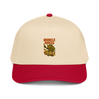Muncle Mikes Hot Rod and Rat Rod Shirt Mayhem! Monster Rods! (001) Baseball Cap product mockup 3