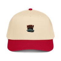 Muncle Mikes Hot Rod and Rat Rod Shirt Mayhem! Victoria Baseball Cap product mockup 3