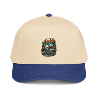 Race Build Tune Repeat Baseball Cap product mockup 6