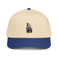 Red Gasser Launch Baseball Cap product mockup 6