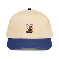 Muncle Mikes Hot Rod and Rat Rod Shirt Mayhem! Monster Rods! (014) Baseball Cap product mockup 6