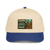 Funny Bear Cabin Baseball Cap product mockup 6