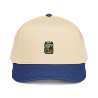 June Lake Cabin Enamel Camping Mug – Eastern Sierra Gift Baseball Cap product mockup 6