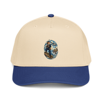 Seaplane Aviator and Lighthouse Baseball Cap product mockup 6