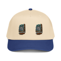 Structure Feeder Striped Fish Baseball Cap product mockup 6
