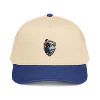 Vintage Aviation Pin-Up T-Shirt – Edition 39 Baseball Cap product mockup 6
